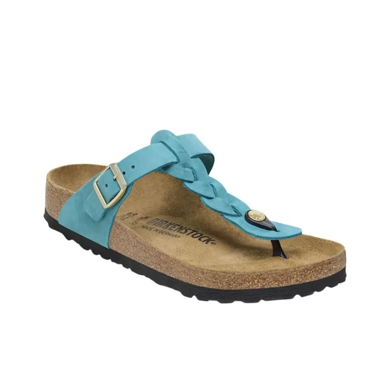 Birkenstock Gizeh Flip Flops Women's Blue-2