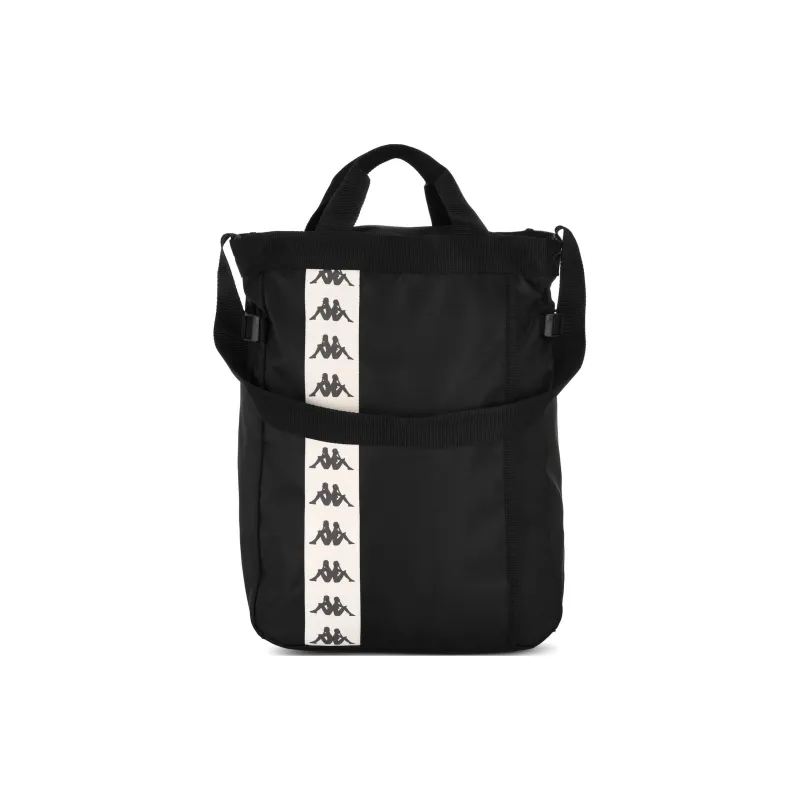 Kappa Polyester Backpack Medium Size Unisex Black-0