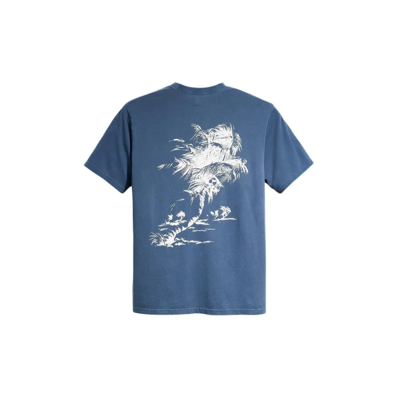 Levis T-Shirts Men Indigo-1