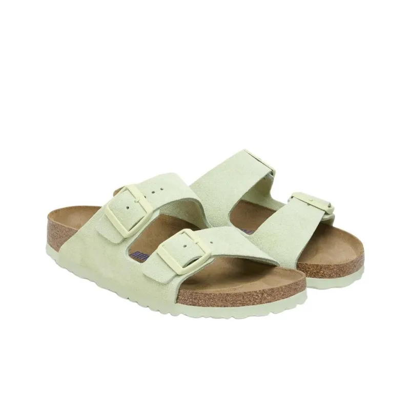 Birkenstock Arizona Soft Footbed EVA Slip-Resistant Slide Slippers Unisex Green-3
