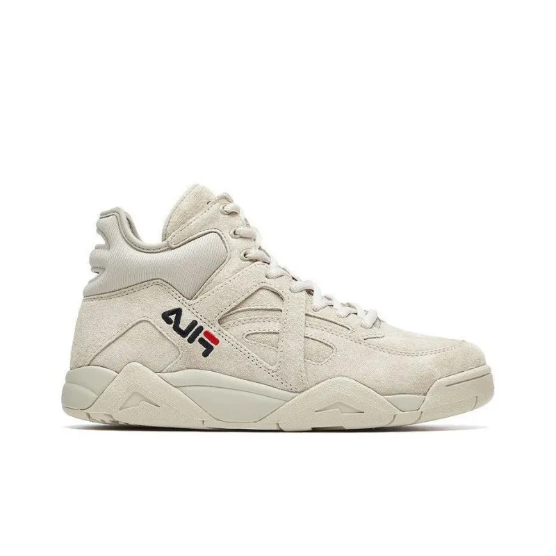 FILA Cage Cushioning, Slip Resistant, Breathable Coverage High Top Vintage Basketball Shoes Women's Oat-1