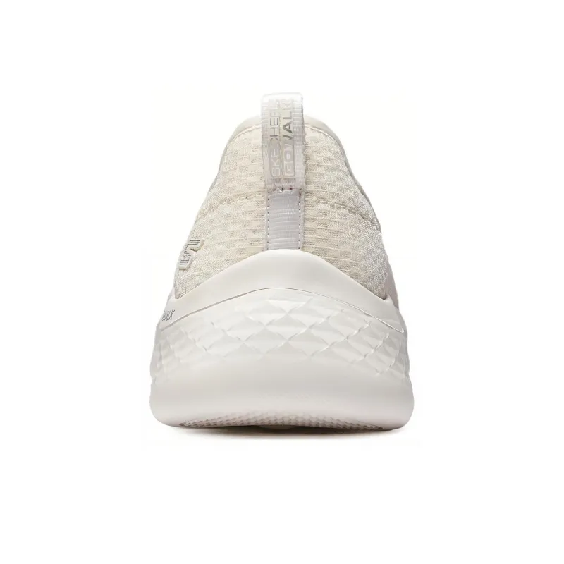 Skechers Cushioning Breathable Low-Top Casual Shoes Women's Ivory-3