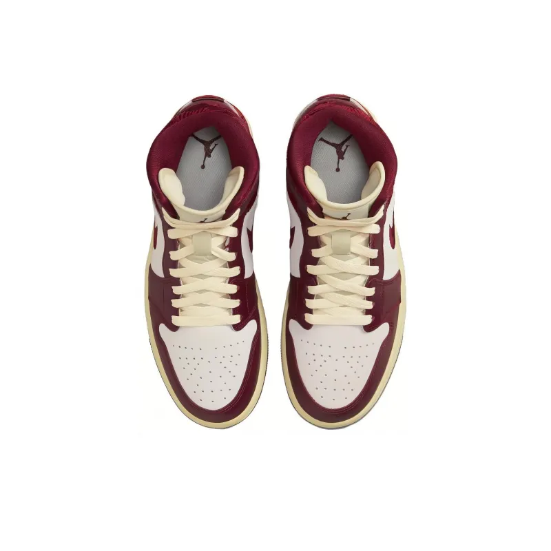 Jordan 1 Mid Se Tiki Leaf Team Red Women's-2