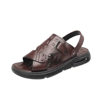 Sonno Beach Sandals Men Brown/Black