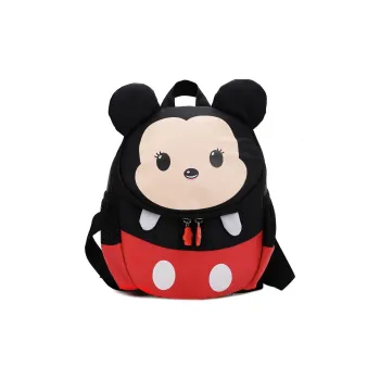 Disney Nylon Backpack Regular Unisex Black Red