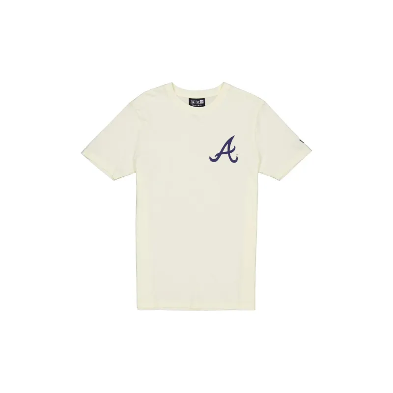 New Era SS24 Atlanta Braves T-Shirt Unisex White-1