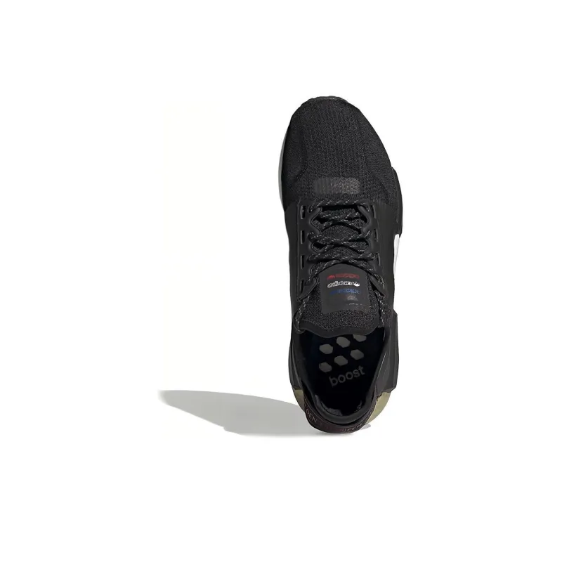 Adidas Originals Nmd V2 Core Black Gold Metallic-3