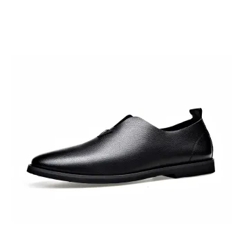 Romon Men's Casual Shoes Men Low Top Black/White