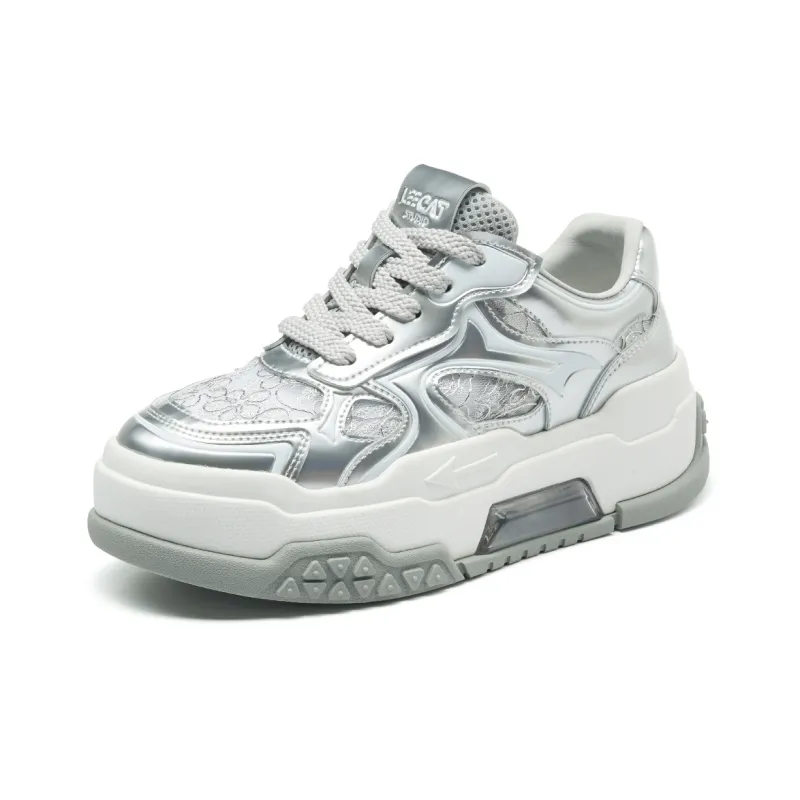 LEECAT STUDIO Abrasion Resistant Breathable Height Increasing Skateboard Shoes Women's-2
