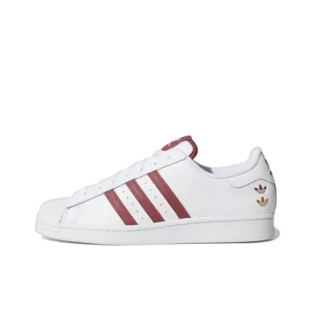 Adidas Originals Superstar White Quiet Crimson