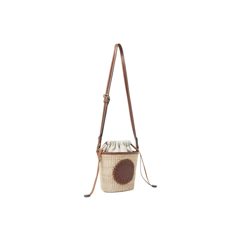 Stella McCartney Logo Appliqué Drawstring Bucket Bag-1