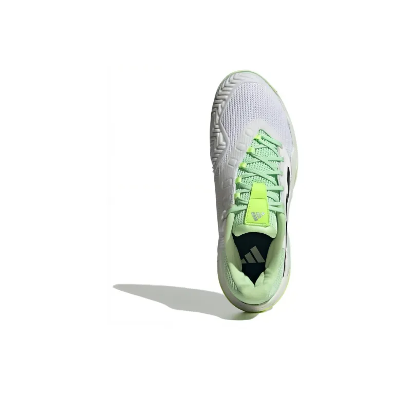 Adidas Barricade 13 Cloud White Core Black Semi Green Spark-3