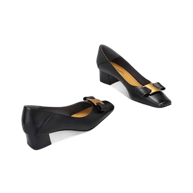 JESSICA SOPHIA Casual Single Shoes 3cm Women's Black-1