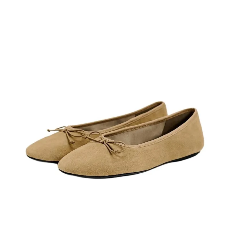 ZARA Trf Casual Single Shoes 1cm Women's Brown-2
