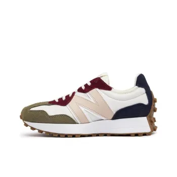 New Balance 327 White Green Red Women's