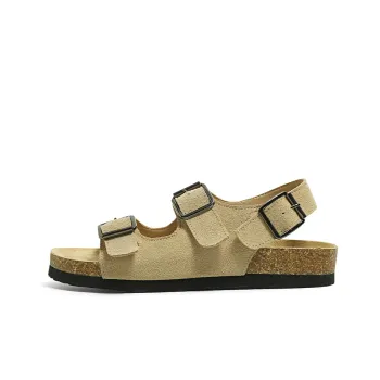 HUANQIU Strap Sandals Women's Khaki