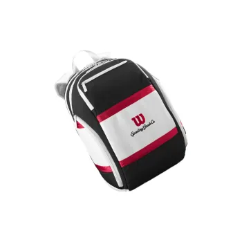 Wilson Tennis Bag Unisex Holds 2 Ping Pong Paddles Red And Blue Color Scheme
