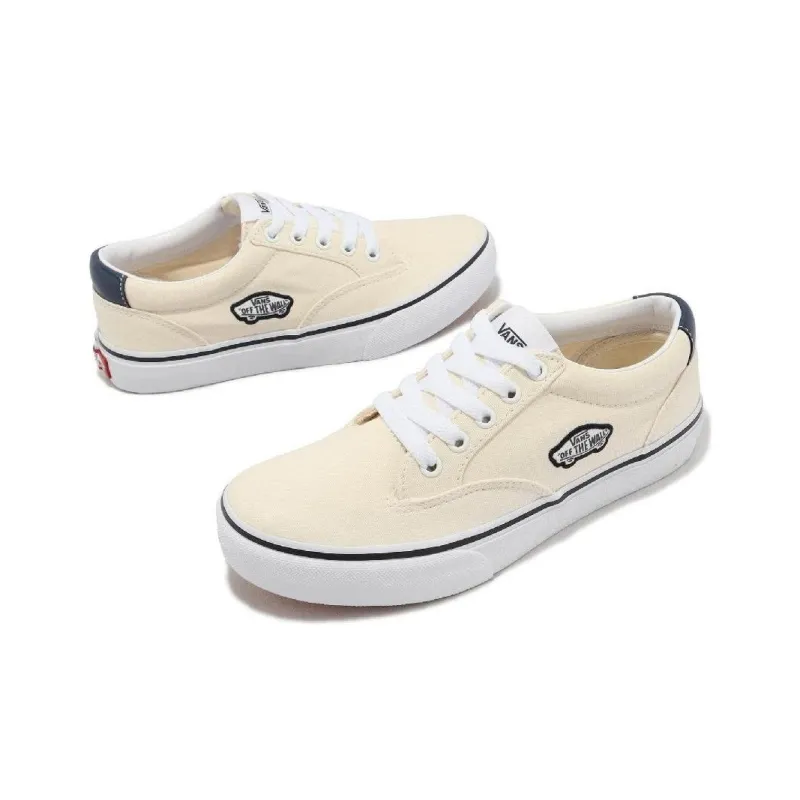 Vans V320 Jets Icon Lightweight Wear Resistant And Slip Resistant Low Top Canvas Shoes Unisex Ecru-3