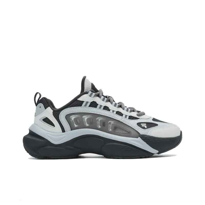 FILA FUSION SKY TRAIL DX Fishbone Head Cushioning, Wear Resistant Low Top Casual Shoes Women's Gray Blue-1