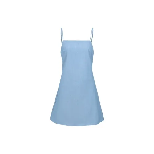 URBAN REVIVO Slip Dresses Women's Light Blue