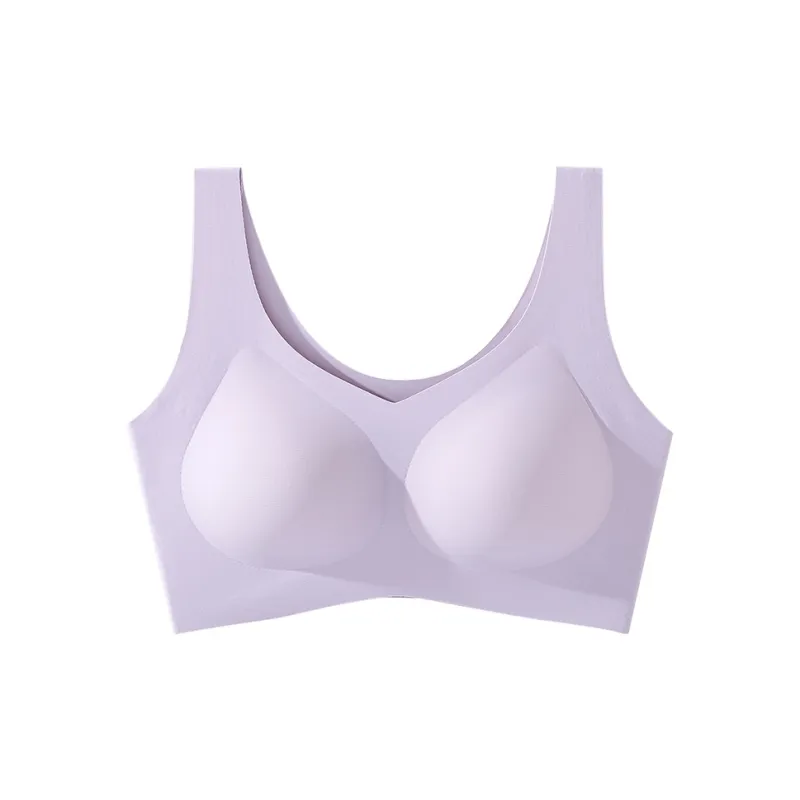 MIIOW Bra Women's Soft Gray Purple-68