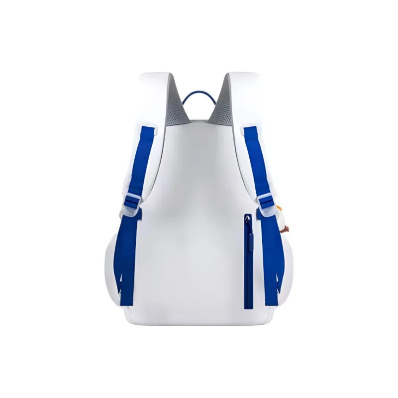 Disney Polyester Backpack Unisex Blue White-4