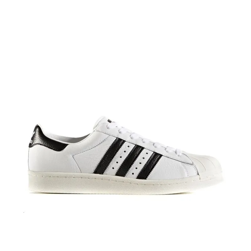 Adidas Originals SUPERSTAR Boost Non-slip Lightweight Low-Top Skateboard Shoes Men's White-1