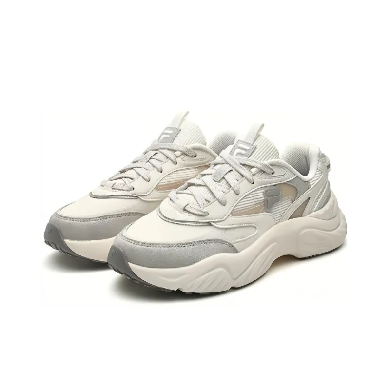 FILA FUSION Conch Sneakers 'Beige Grey' Women's-2