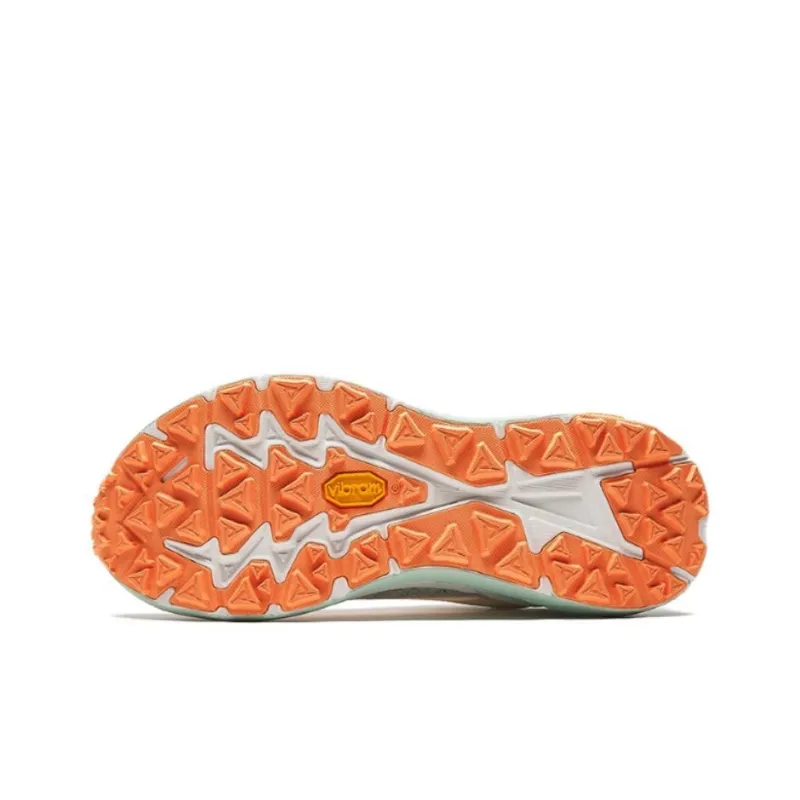 Anta Shock Absorbers Low Top Running Shoes Women's White Gray Cyan-4