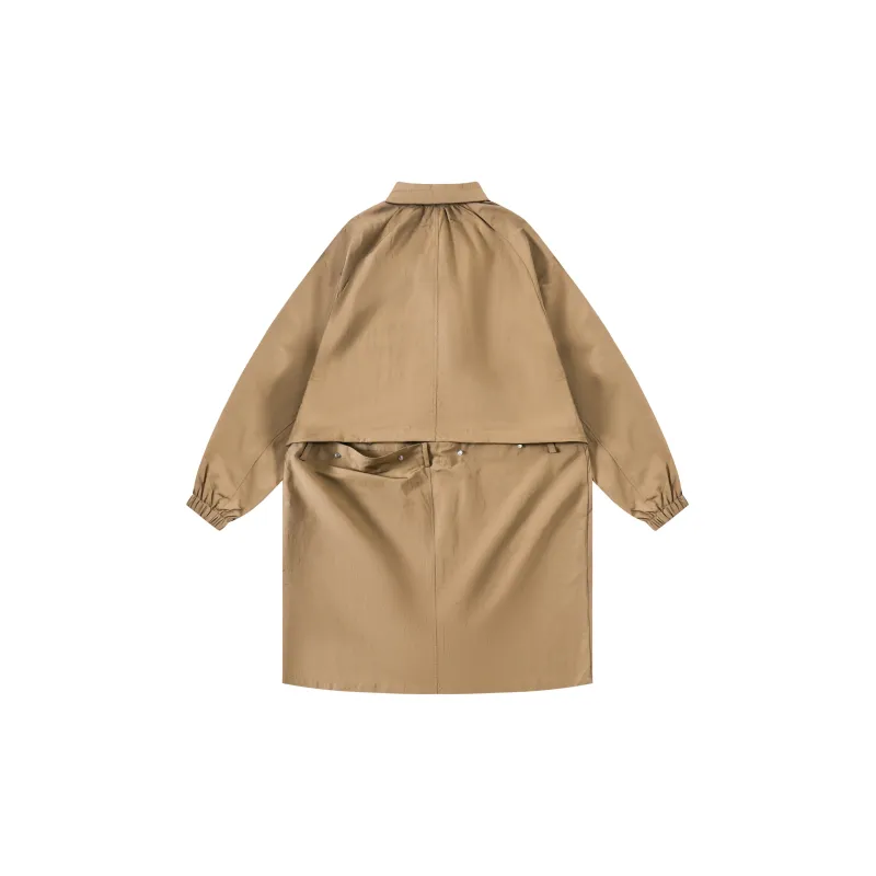 Saotome Trench Coat Women's Dusty Blue-3
