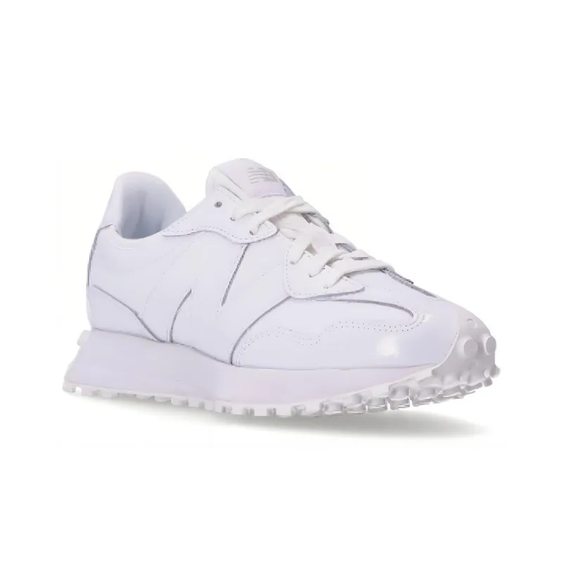 New Balance NB 327 Cushioning Wear Resistant Low Top Running Shoes Women's White-2