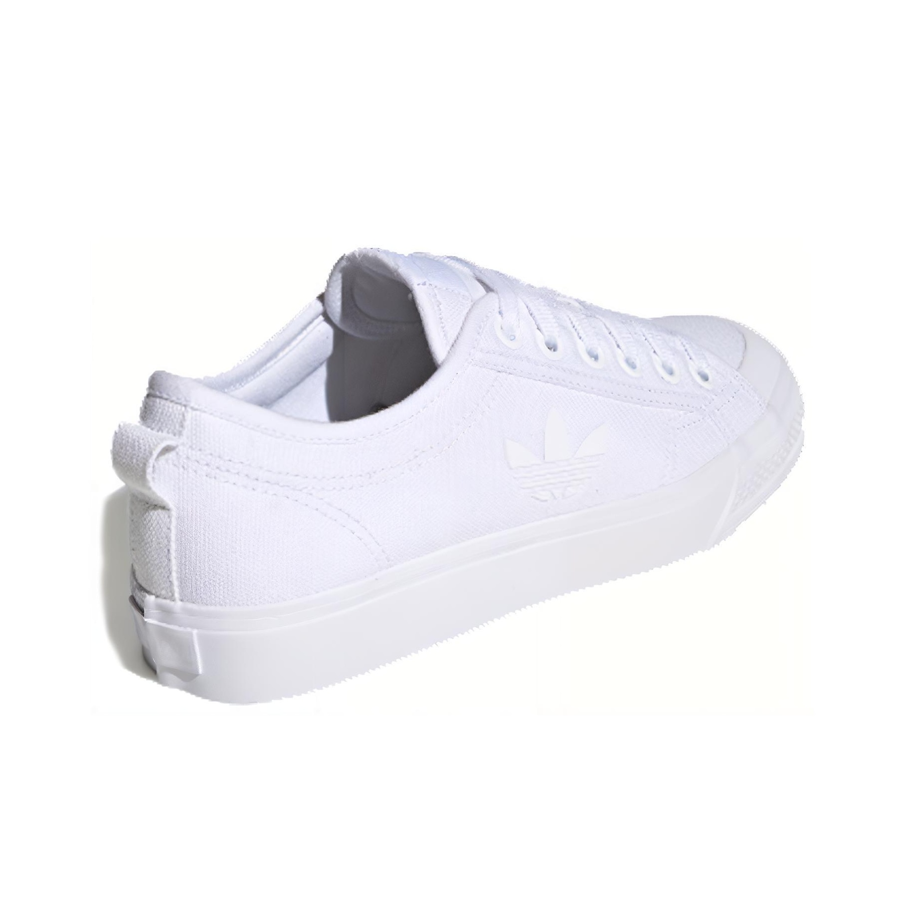 Adidas Originals Nizza Trefoil Triple Cloud White Women's US