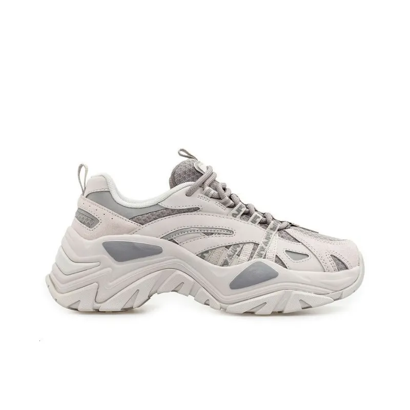 FILA FUSION Flatform Chunky Shoes Grey Women's-1