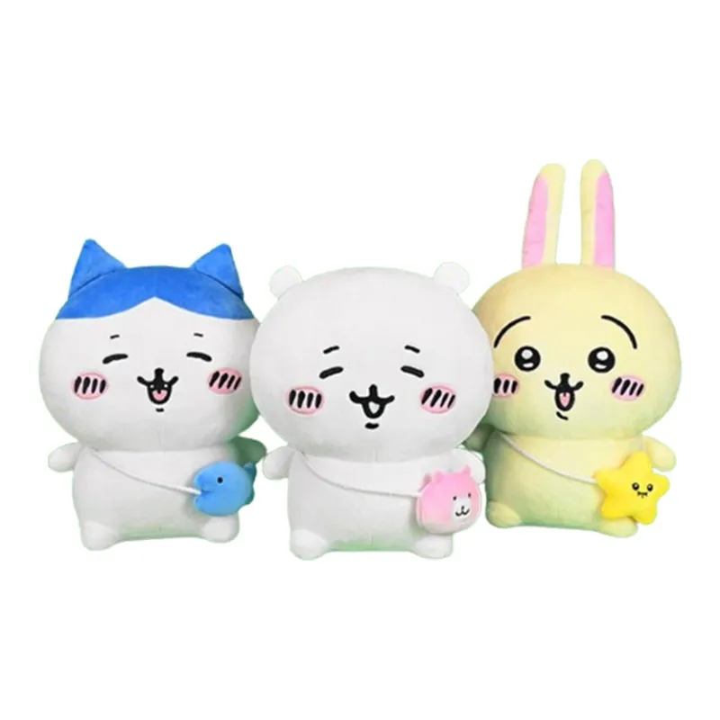 Chiikawa Backpack Doll Joke Bear Chiikawa Usagi Hachiware Dolls Plush Doll 30cm High-3