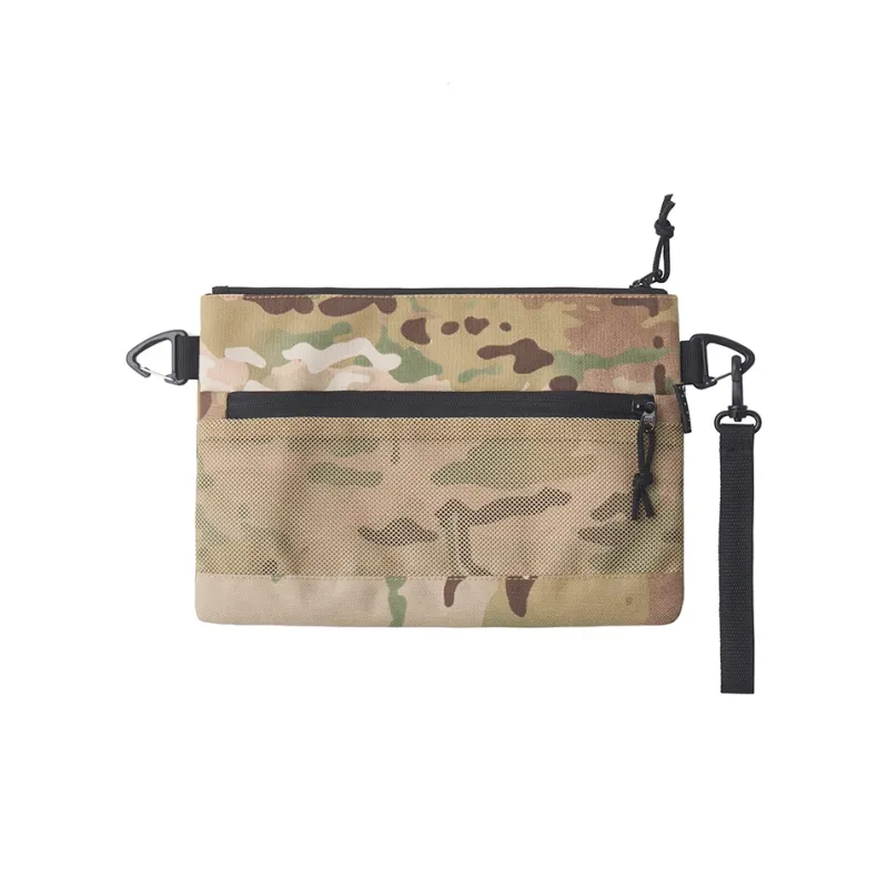 RIMIX Cordura Handheld Bag Clutch Regular Unisex Black/Yellow Camouflage/Black Camouflage-8