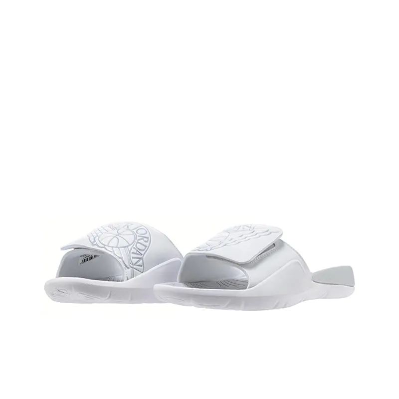 JORDAN Hydro 7 Slides White Platinum GS-2