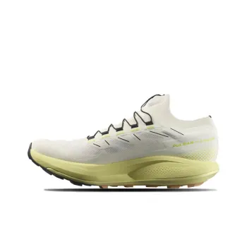 SALOMON Pulsar Trail PRO 2 Cushioning Wear Resistant Low Top Casual Running Shoes Women's White Green