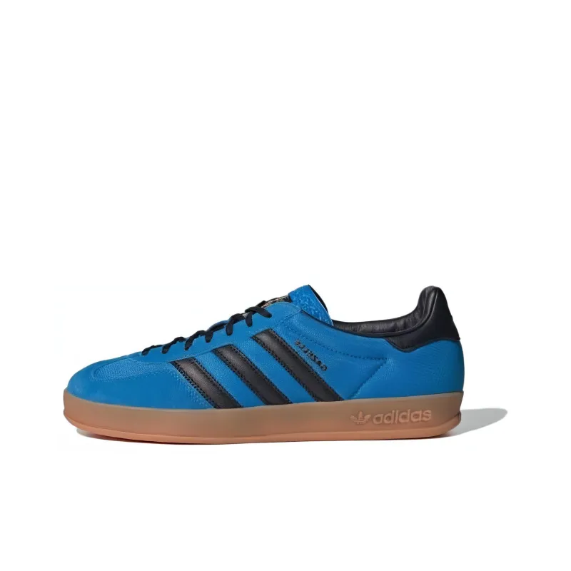 Adidas Gazelle Indoor Bright Blue Black Gum-0