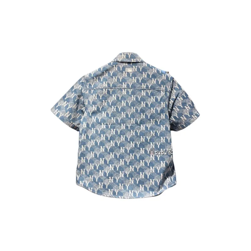 MLB New York Yankees Shirt Unisex Light Blue-1