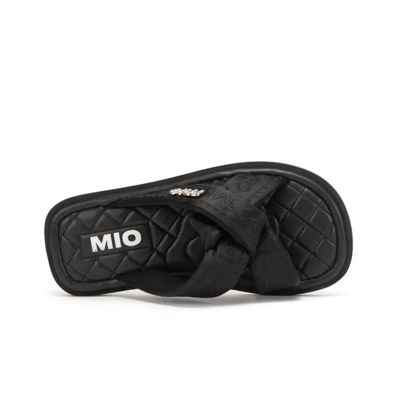 MIO Slide Slippers Women's Black-4