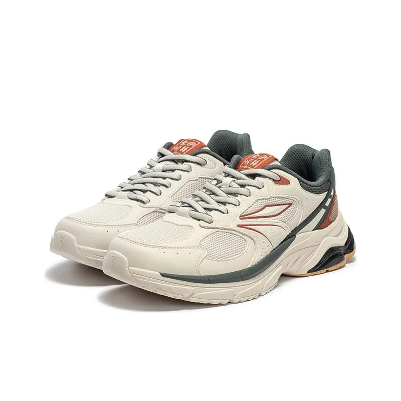 361° Life Collection Slip Resistant Low Top Casual Shoes Men's Beige Gray Brown-2