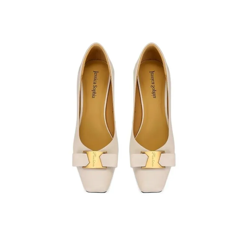 JESSICA SOPHIA Casual Single Shoes 3cm Women's Black-6