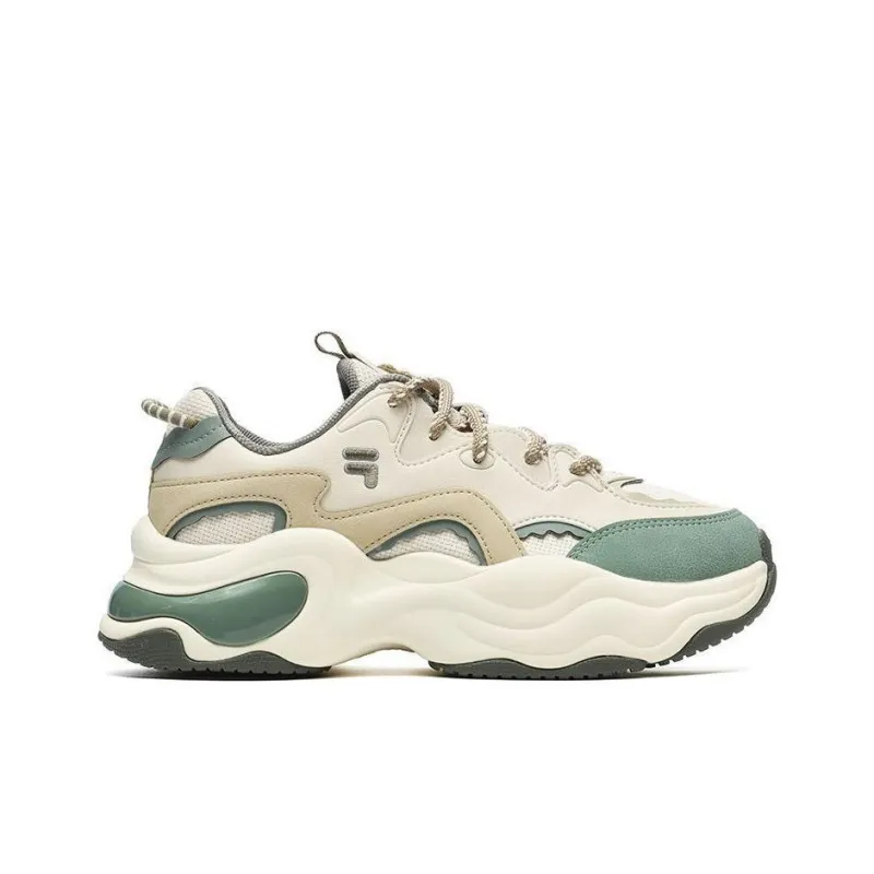 FILA FUSION Bubble Sneakers 'Cream White Green' Women's-1