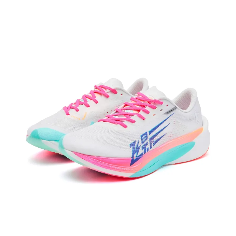 QIAODAN Flying Shadow PB4.0 Running Shoes Men Low Top Jordan White Mars Green-2