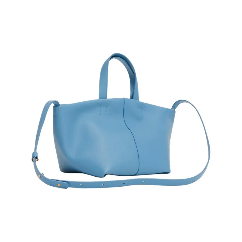 MANSUR GAVRIEL Calfskin Shoulder Bag Crossbody Bag Handbag Women's Lake Blue-1
