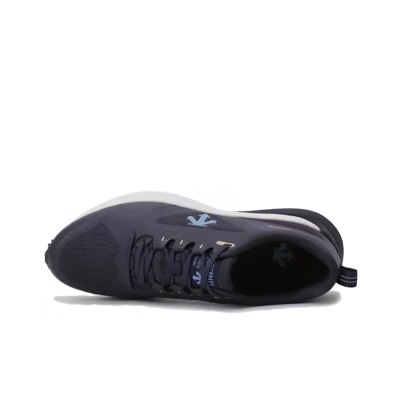 DESCENTE Anti Slip Wear Resistant Low Top Casual Running Shoes Unisex Marine Blue-2