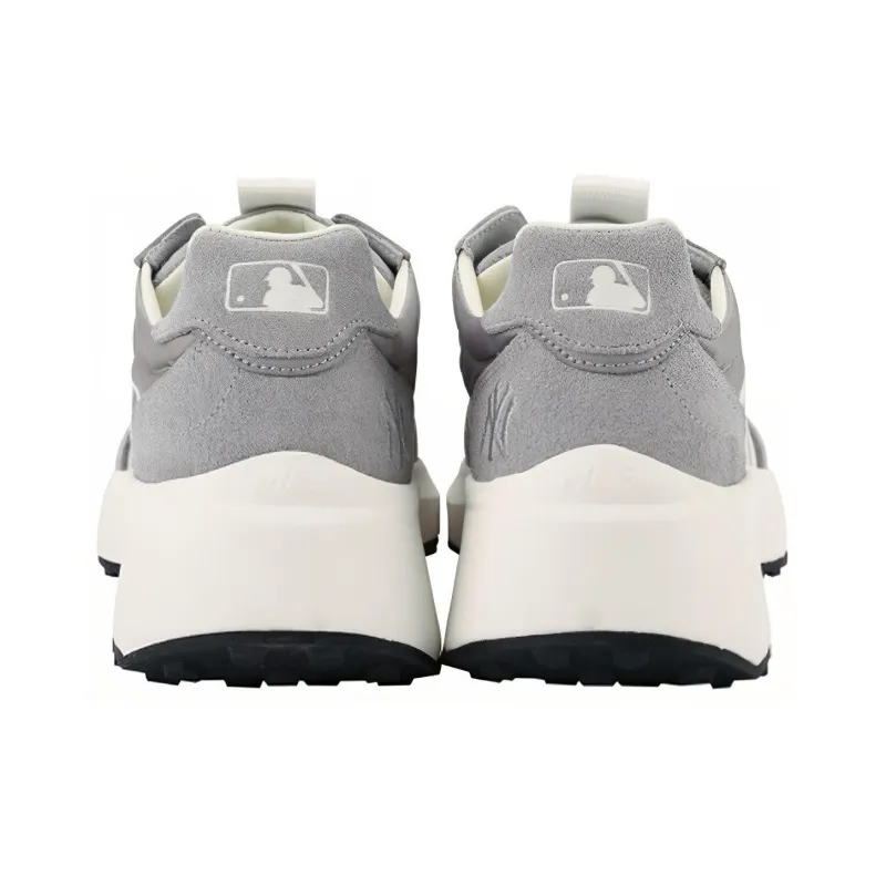MLB Chunky Jogger New York Yankees Anti Slip Wear Resistant Low Top Chunky Sneakers Unisex Gray-1
