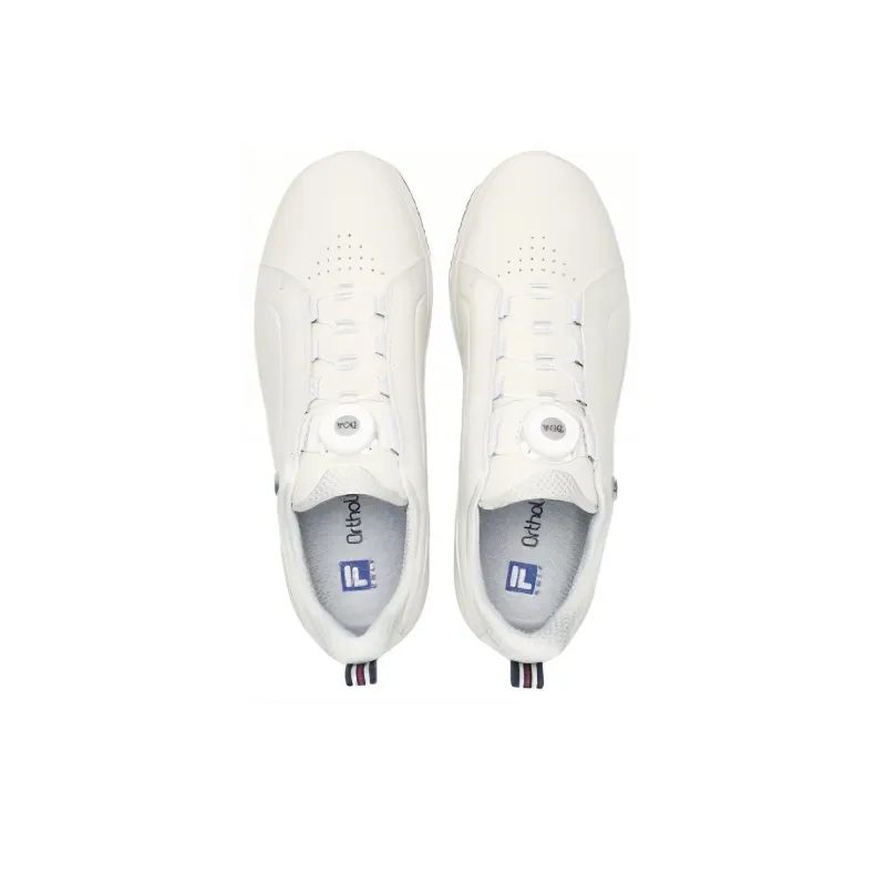 FILA GF 1911 Trainer Cushioning, Wear Resistant Low Top Golf Shoes Men's White-3
