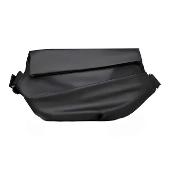 ALOENEY PU Crossbody Bag Regular Men's Black/Gray