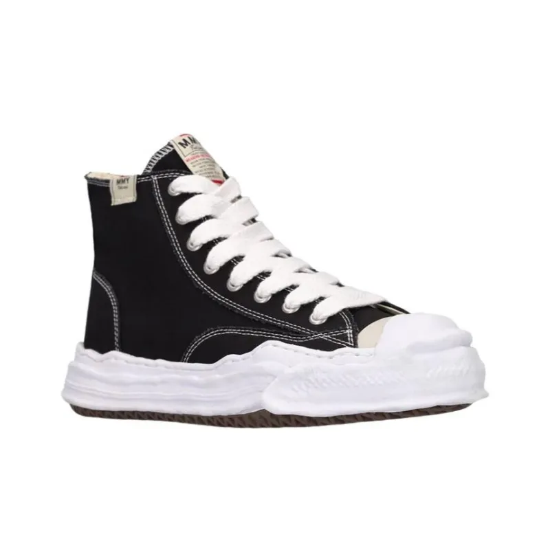 MIHARA YASUHIRO Maison MIHARA YASUHIRO Hank OG Sole Canvas Hi Black White-1